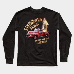 Vintage Sanford and Son Salvage Worn Truck Long Sleeve T-Shirt